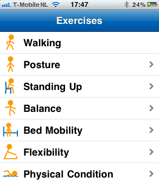 Dagelijkse oefeningen en bewegingsadviezen voor Parkinson patiënten