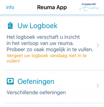 Meer grip op reuma met de nieuwe Reuma App