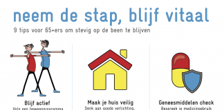 De eerste week van oktober is het valpreventieweek poster-neem-de-stap
