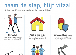 De eerste week van oktober is het valpreventieweek poster-neem-de-stap