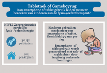 Meer kinderen met rug- en nekklachten naar de fysiotherapeut infographic-tabletgebruik via NIVEL