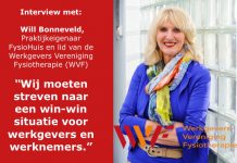 “Wij moeten streven naar een win-win situatie voor werkgevers en werknemers.” Will Bonneveld FysioHuis