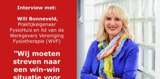 “Wij moeten streven naar een win-win situatie voor werkgevers en werknemers.” Will Bonneveld FysioHuis